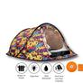 Graffiti Night Glow Tent + Tent Finder