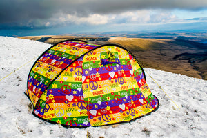 Love and Peace Night Glow Tent + Tent Finder