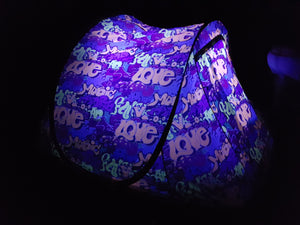 Graffiti Night Glow Tent + Tent Finder